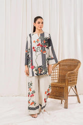 Printed 2-Piece Co-ord Set (Shirt & Trouser) | Bloom Edition - FL-BE0001
